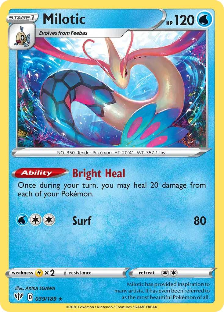 Milotic Darkness Ablaze 39