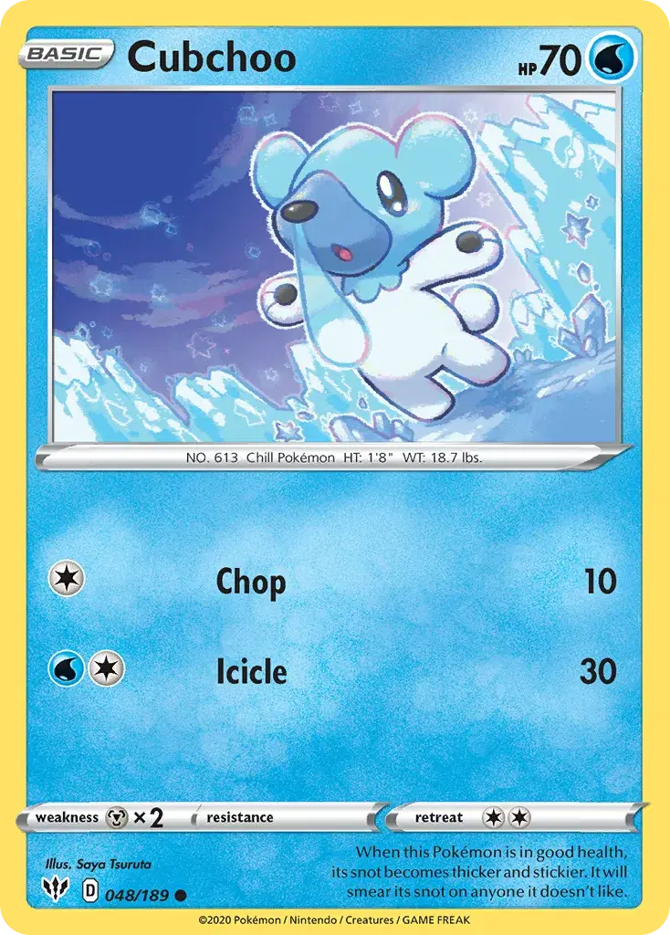 Cubchoo Darkness Ablaze 48