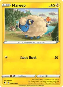 Mareep Darkness Ablaze