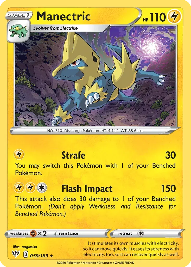 Manectric Darkness Ablaze 59