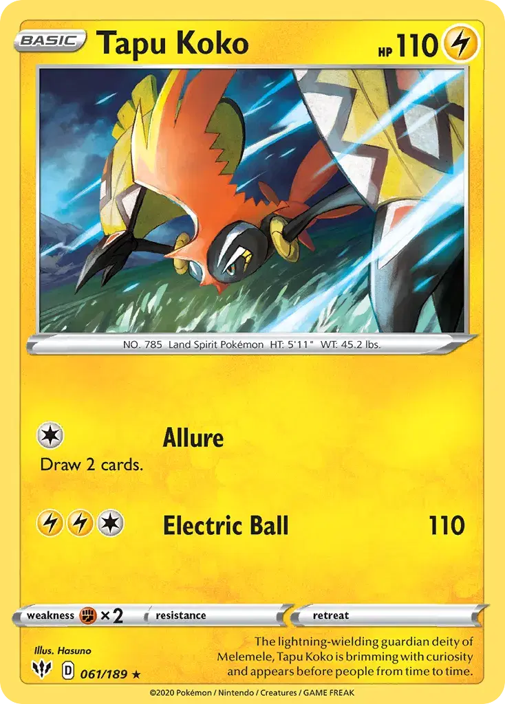 Tapu Koko Darkness Ablaze 61