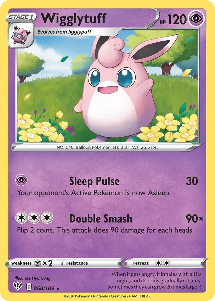 Wigglytuff Darkness Ablaze 68