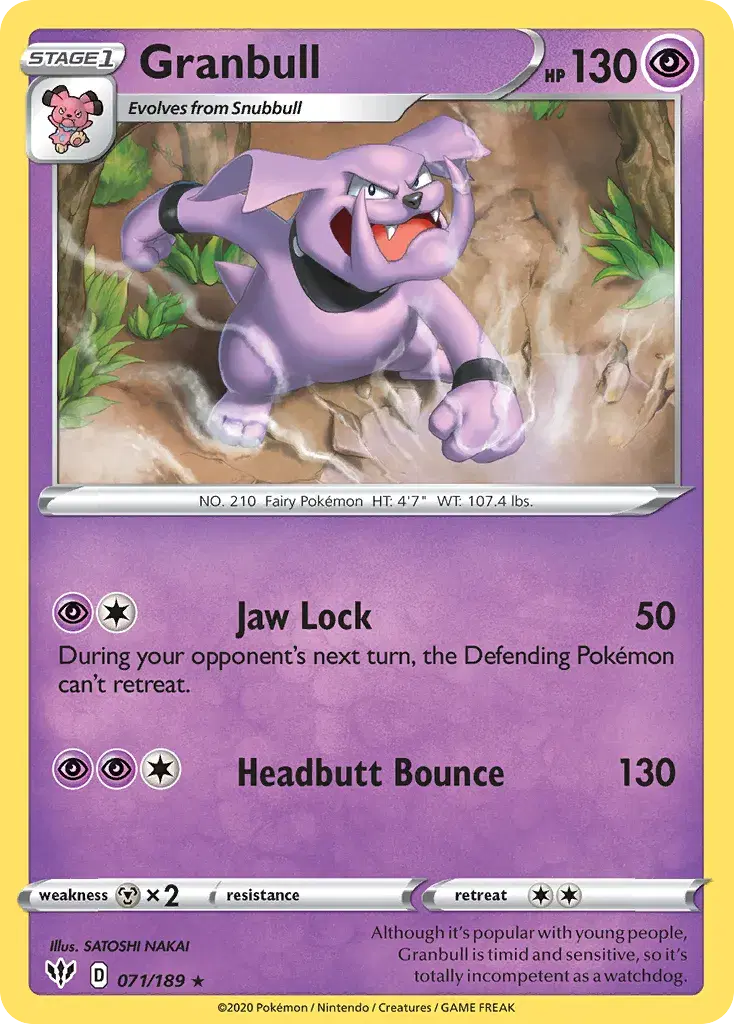 Granbull Darkness Ablaze 71