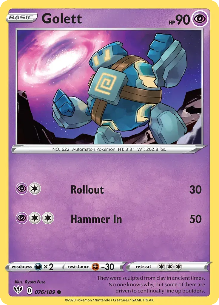 Golett Darkness Ablaze 76