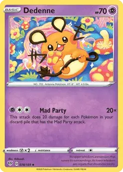 Dedenne Darkness Ablaze