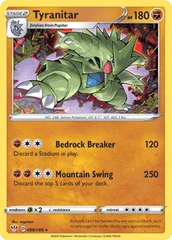 Tyranitar Darkness Ablaze