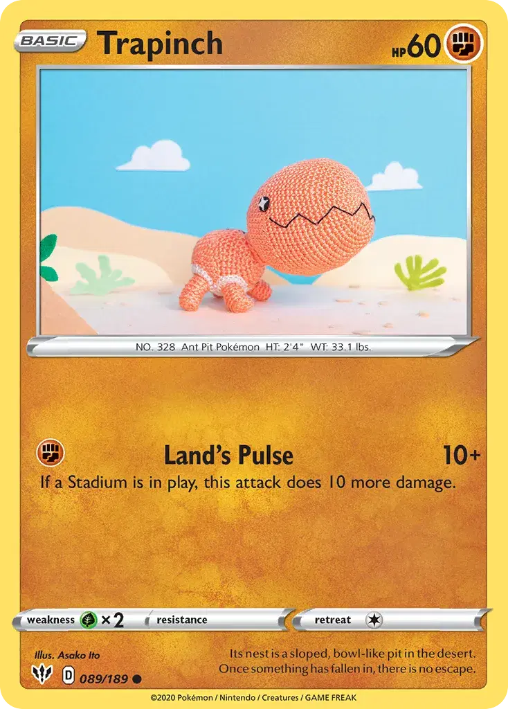 Trapinch Darkness Ablaze 89