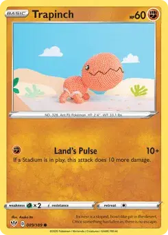 Trapinch Darkness Ablaze