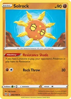 Solrock Darkness Ablaze