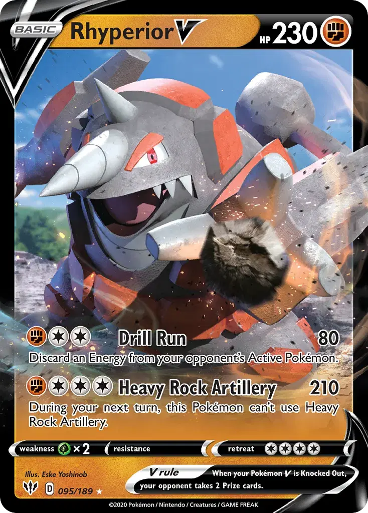 Rhyperior V Darkness Ablaze 95
