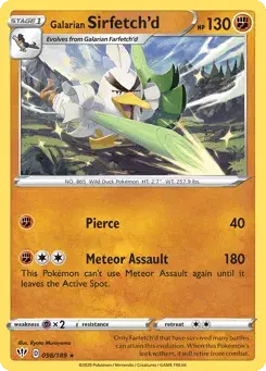 Galarian Sirfetch'd #98