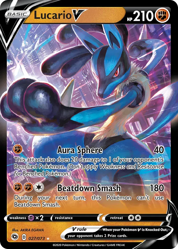 Lucario V Champion's Path 27