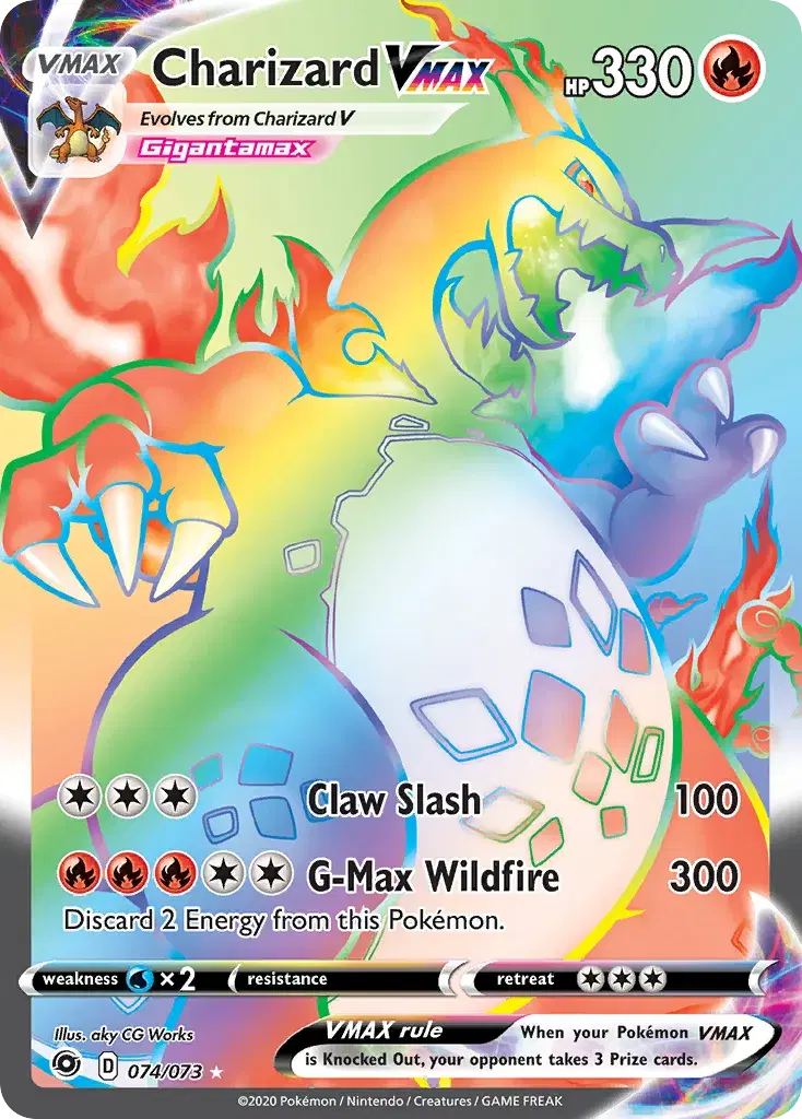 Charizard VMAX Champion's Path 74