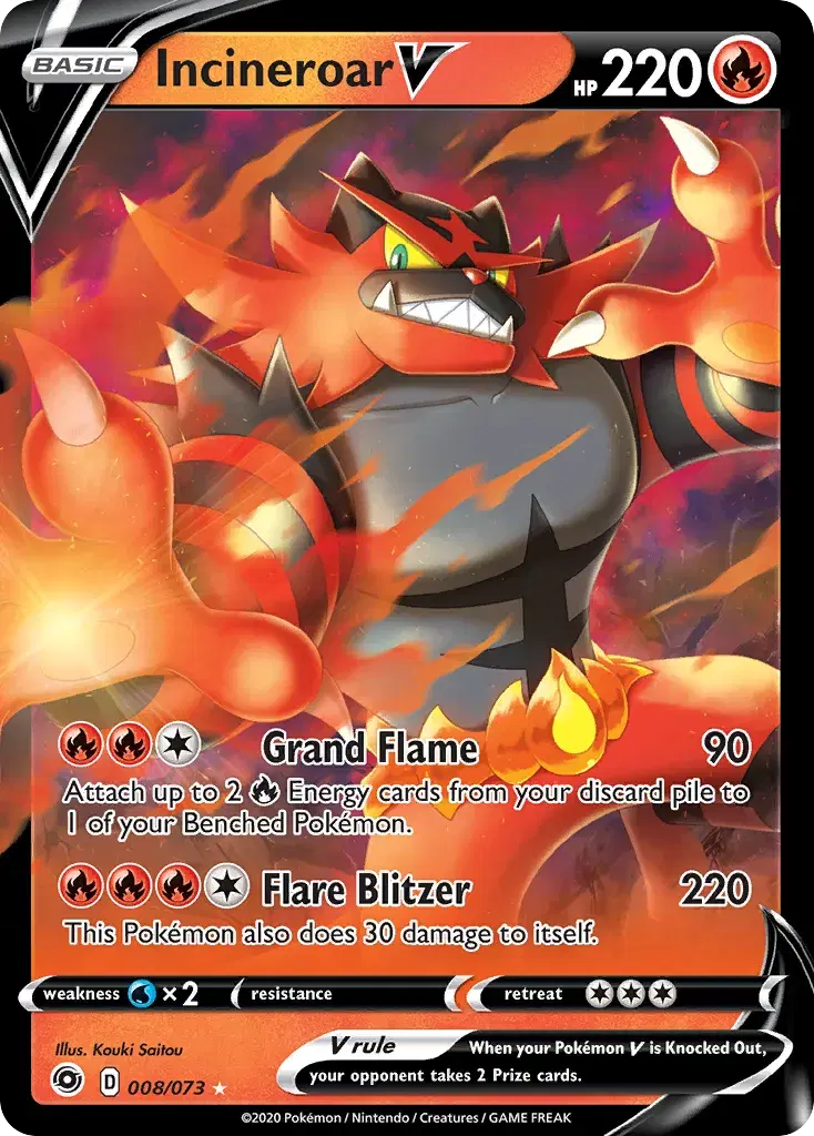 Incineroar V Champion's Path 8