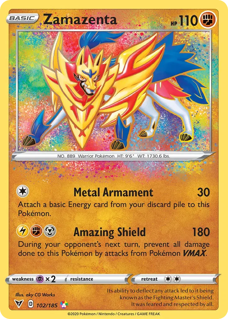 Zamazenta Vivid Voltage 102