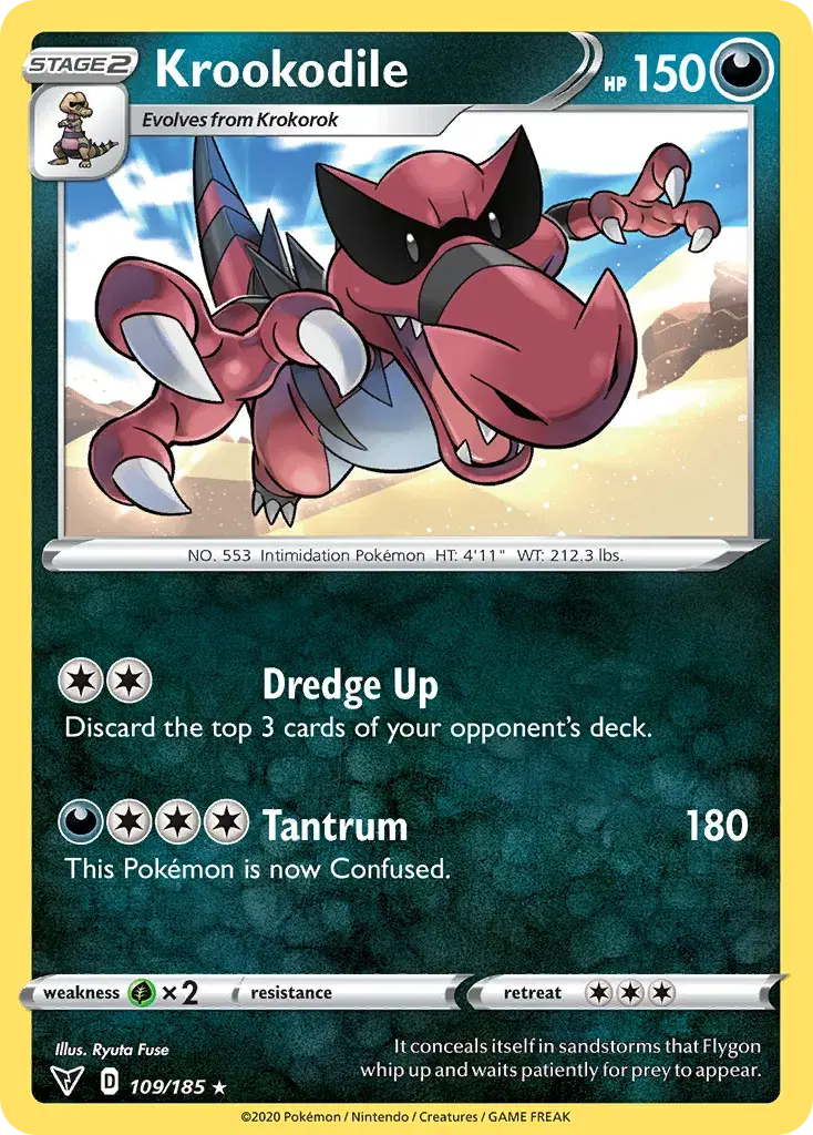 Krookodile Vivid Voltage 109