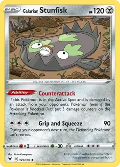 Galarian Stunfisk Vivid Voltage
