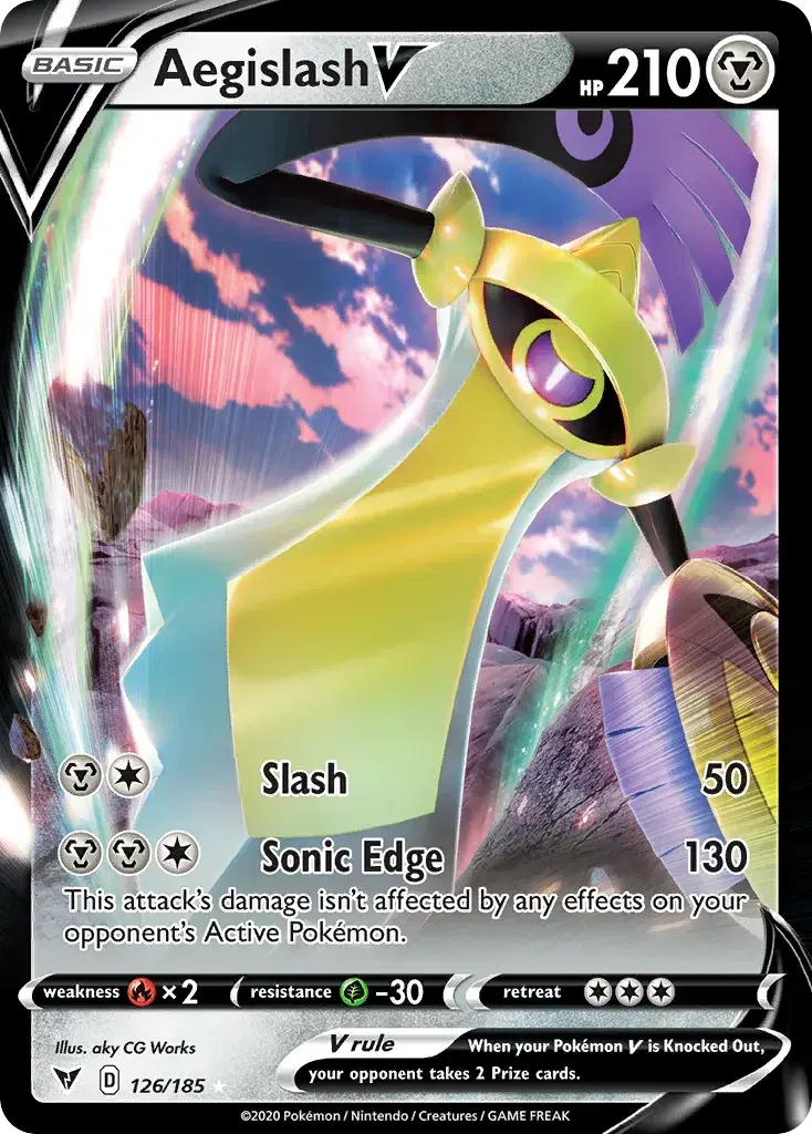 Aegislash V Vivid Voltage 126