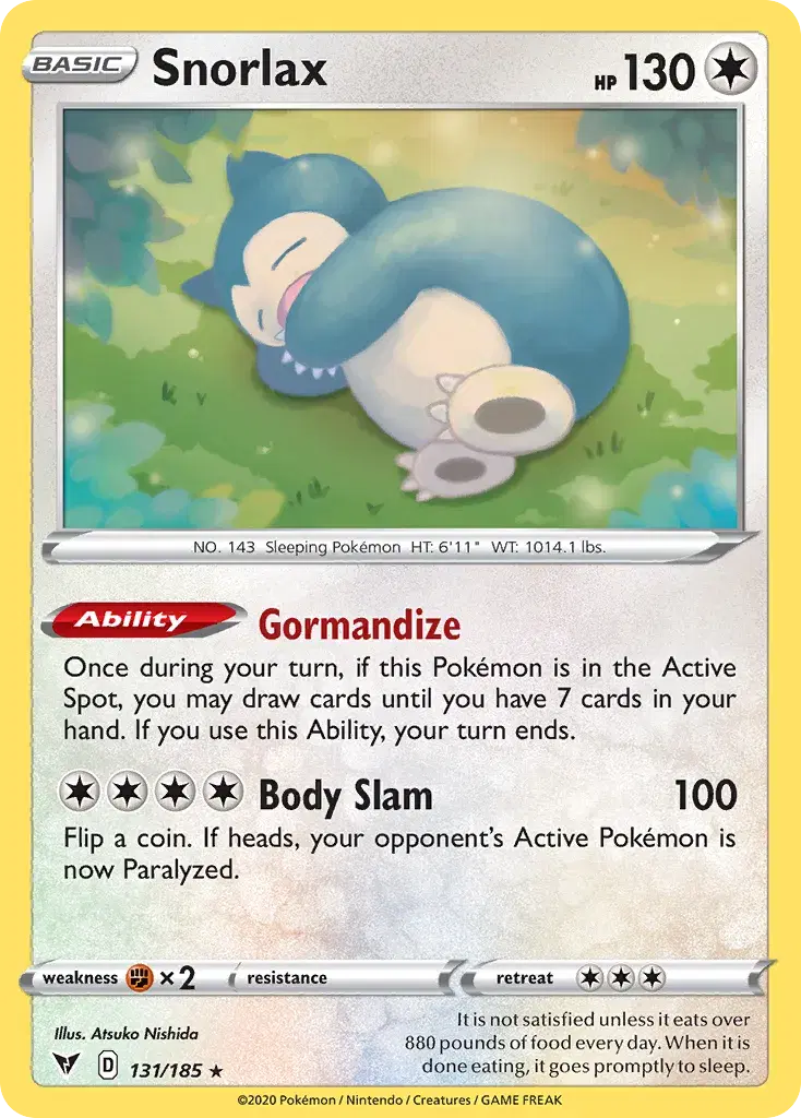 Snorlax Vivid Voltage 131
