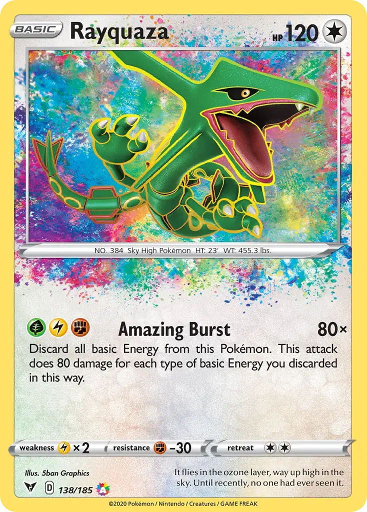 Rayquaza Vivid Voltage 138