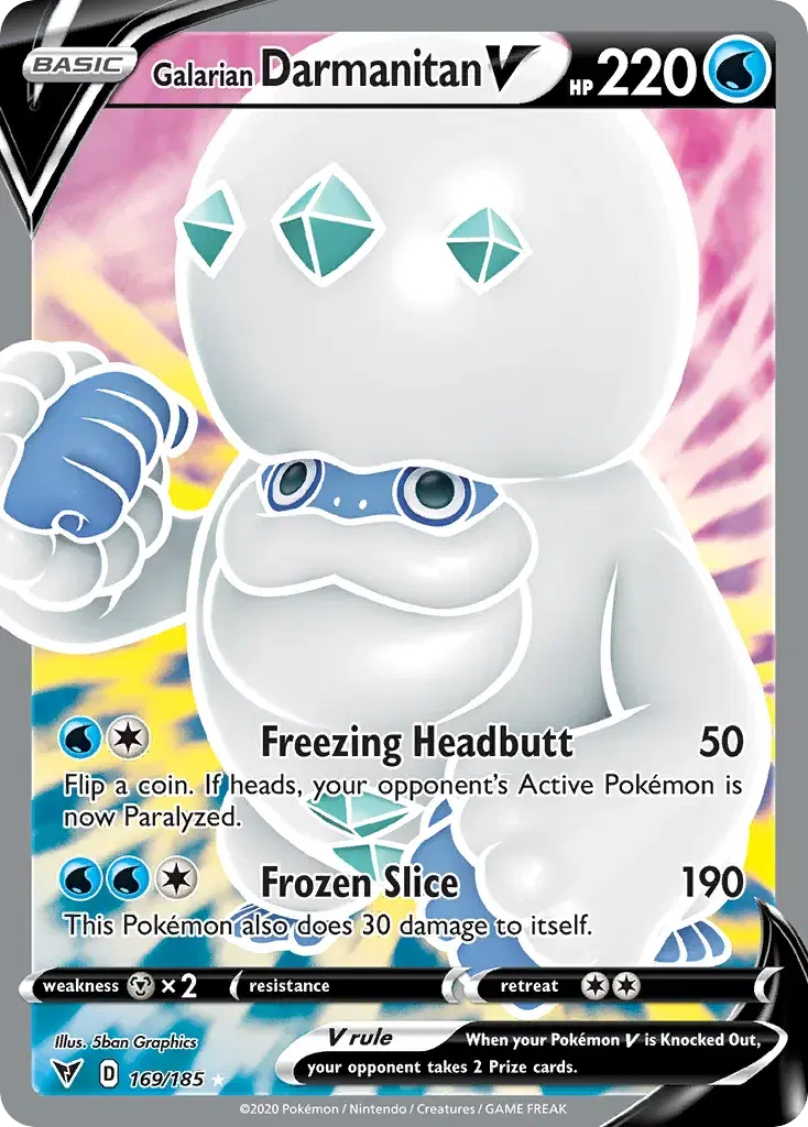 Galarian Darmanitan V Vivid Voltage 169