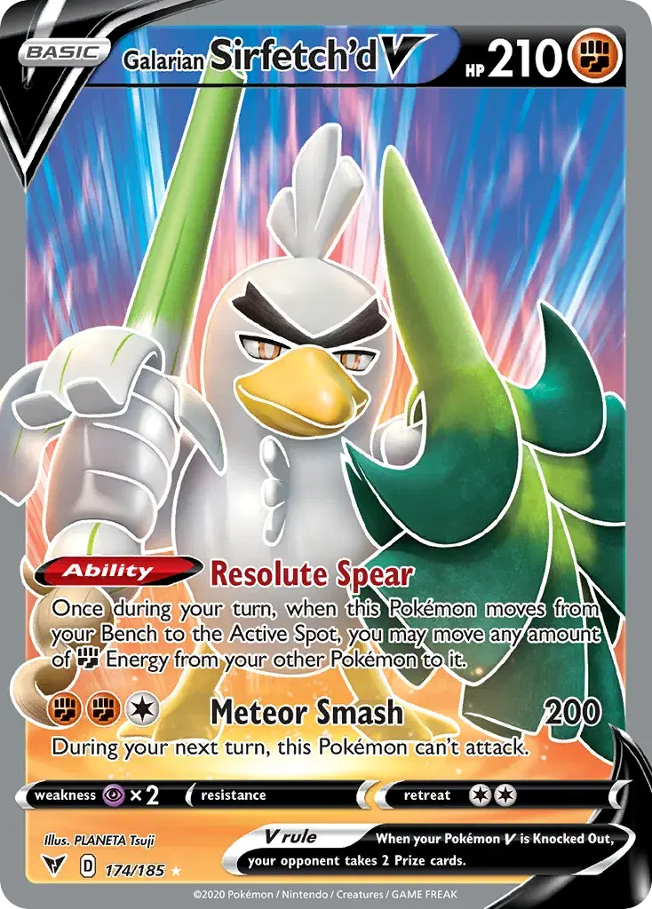 Galarian Sirfetch'd V Vivid Voltage 174