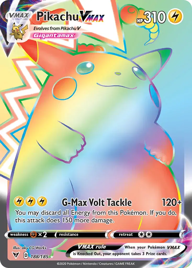Pikachu VMAX Vivid Voltage 188