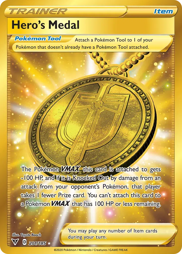 Hero's Medal Vivid Voltage 201