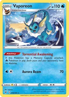 Vaporeon Vivid Voltage