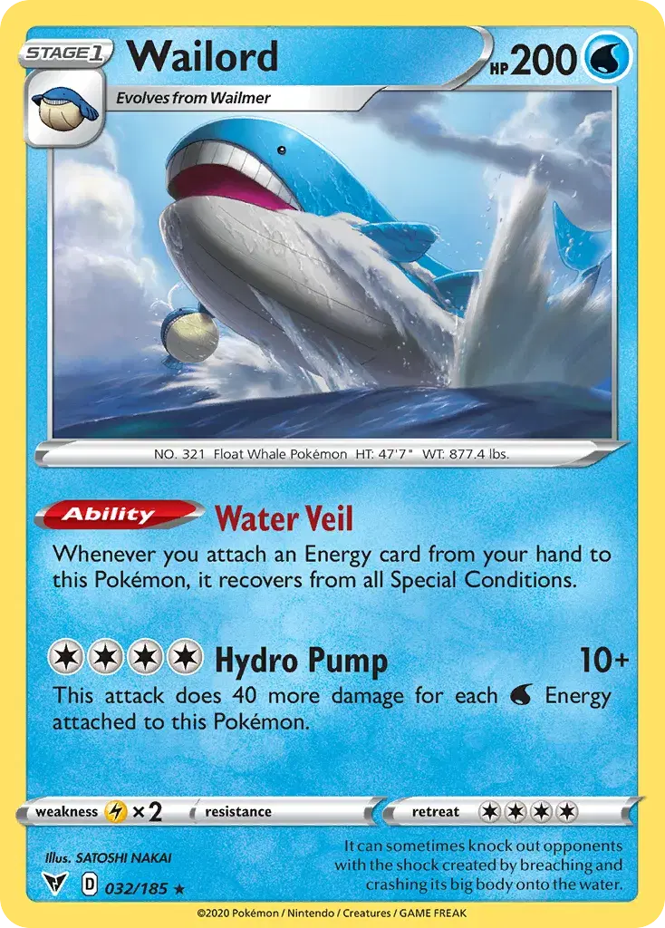 Wailord Vivid Voltage 32