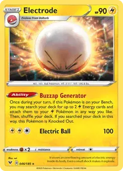 Electrode Vivid Voltage