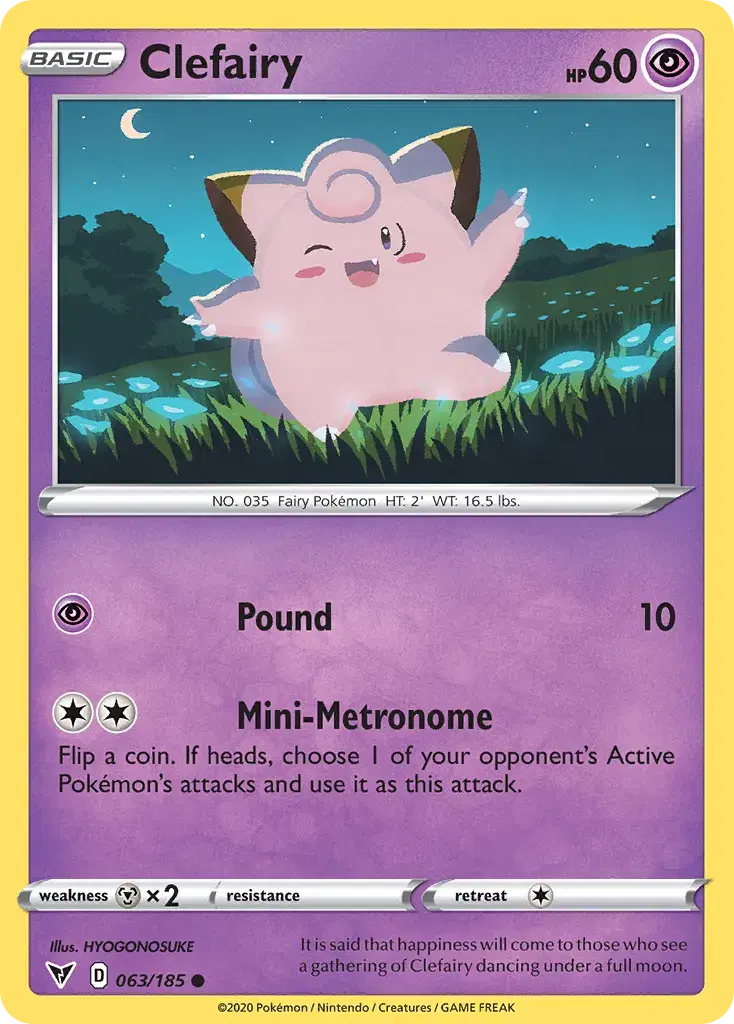 Clefairy Vivid Voltage 63