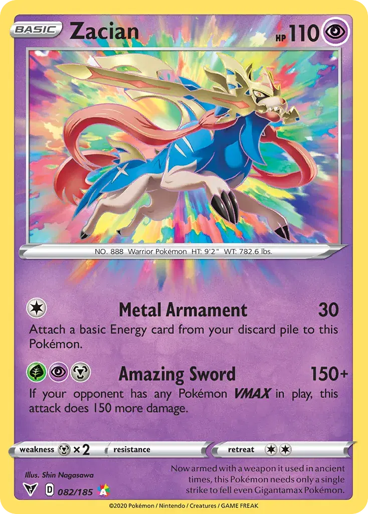 Zacian Vivid Voltage 82