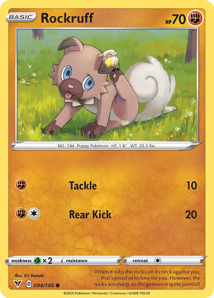 Rockruff Vivid Voltage 94