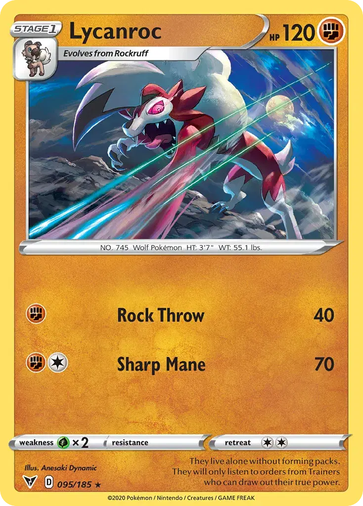 Lycanroc Vivid Voltage 95