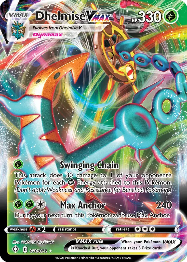 Dhelmise VMAX Shining Fates 10