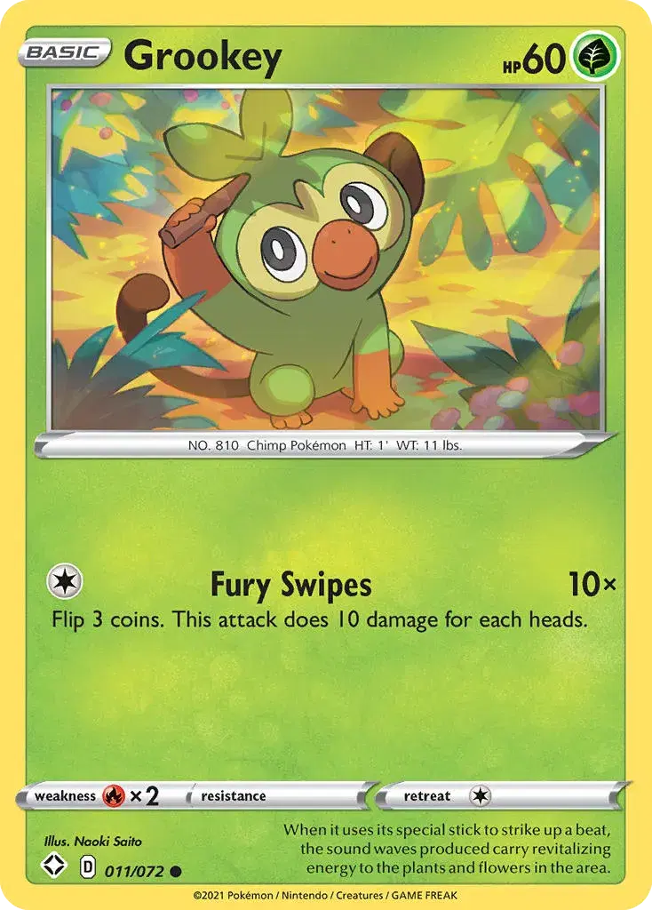 Grookey Shining Fates 11