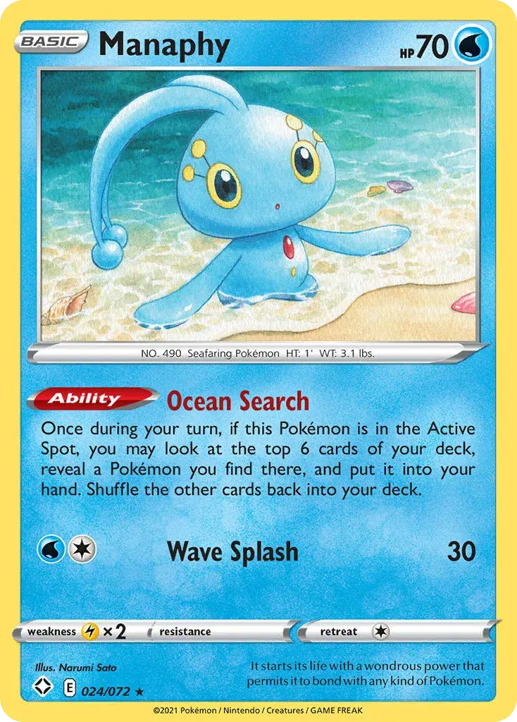 Manaphy Shining Fates 24