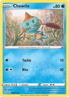 Chewtle Shining Fates