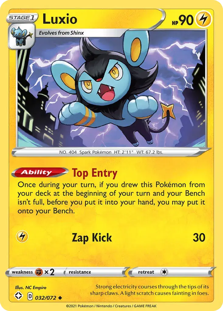 Luxio Shining Fates 32