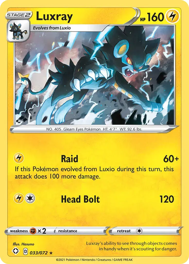 Luxray Shining Fates 33