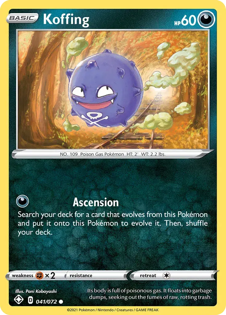 Koffing Shining Fates 41