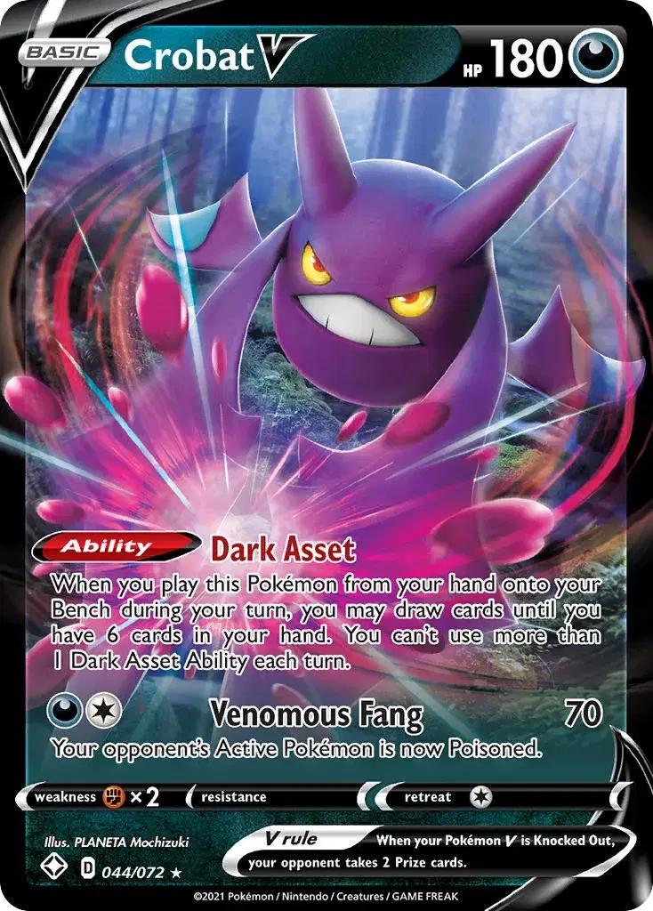 Crobat V Shining Fates 44
