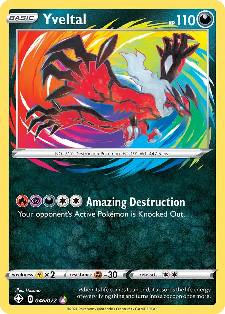 Yveltal Shining Fates 46