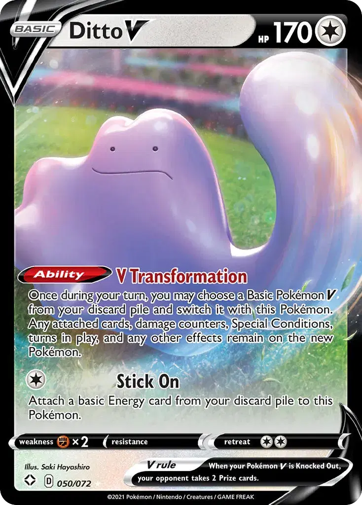 Ditto V Shining Fates 50