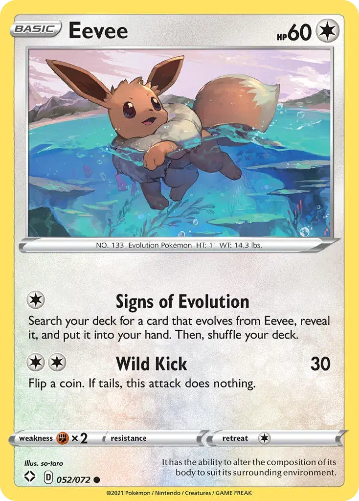 Eevee Shining Fates 52