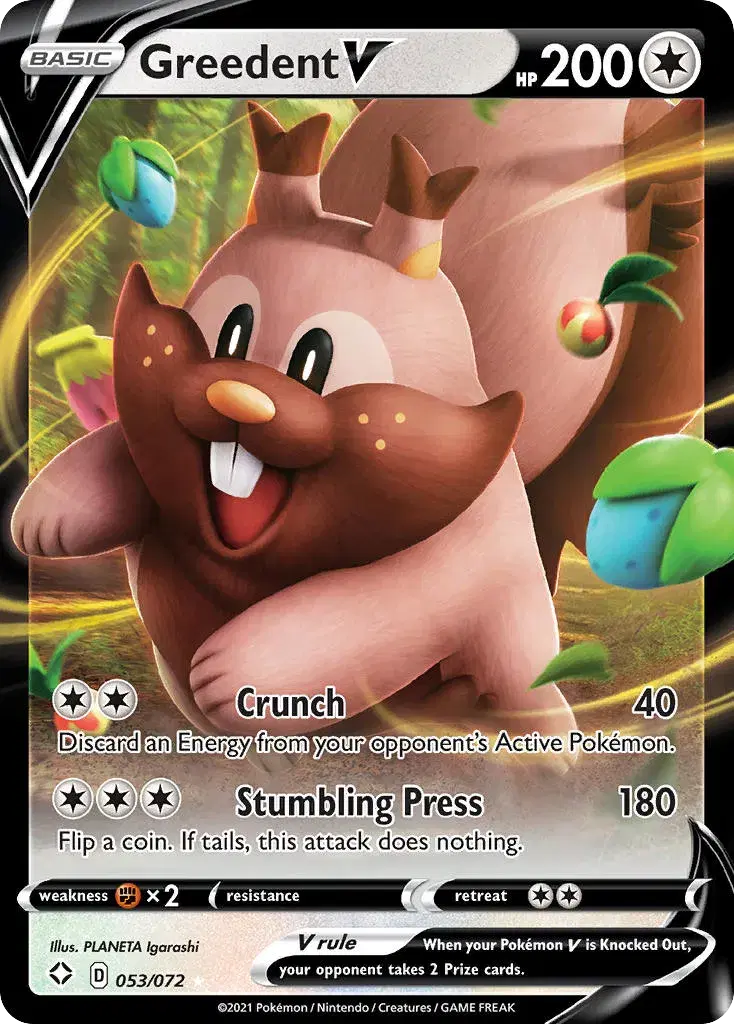 Greedent V Shining Fates 53
