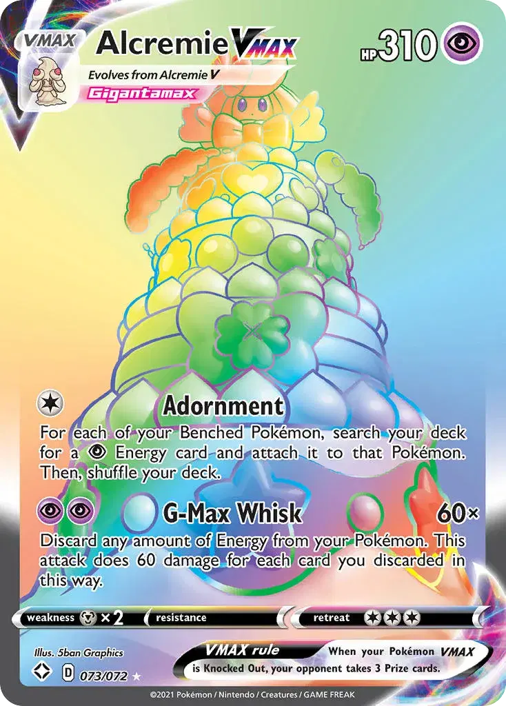 Alcremie VMAX Shining Fates 73