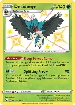 Decidueye Shining Fates Shiny Vault
