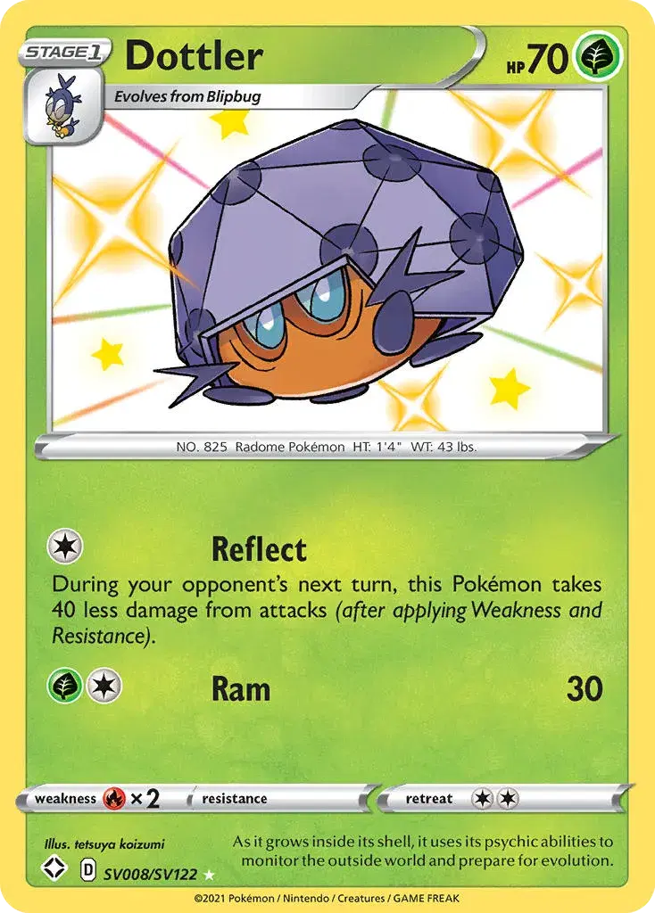 Dottler Shining Fates Shiny Vault SV008
